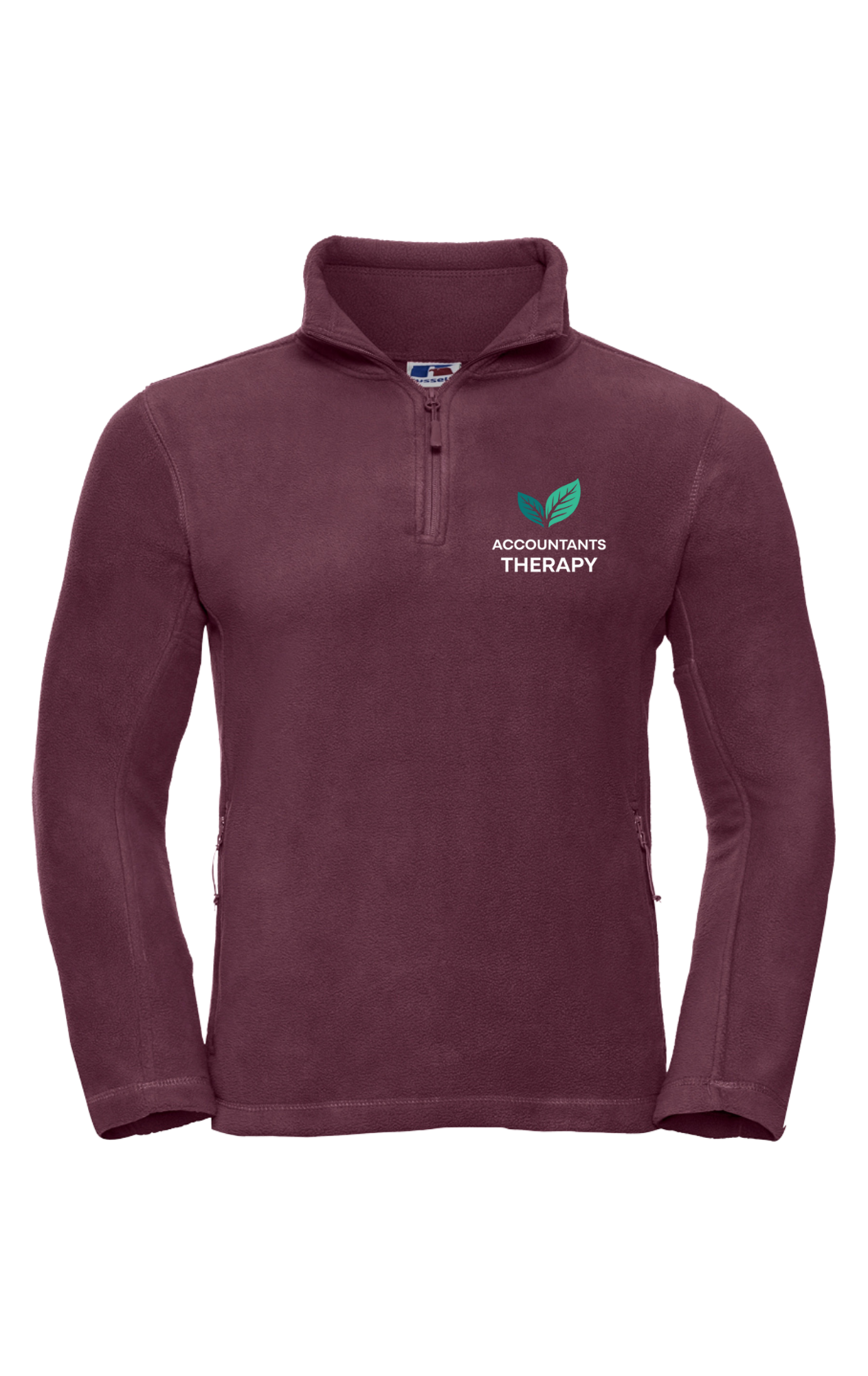 Russell Athletic Zip Neck Outdoor Fleece 874m