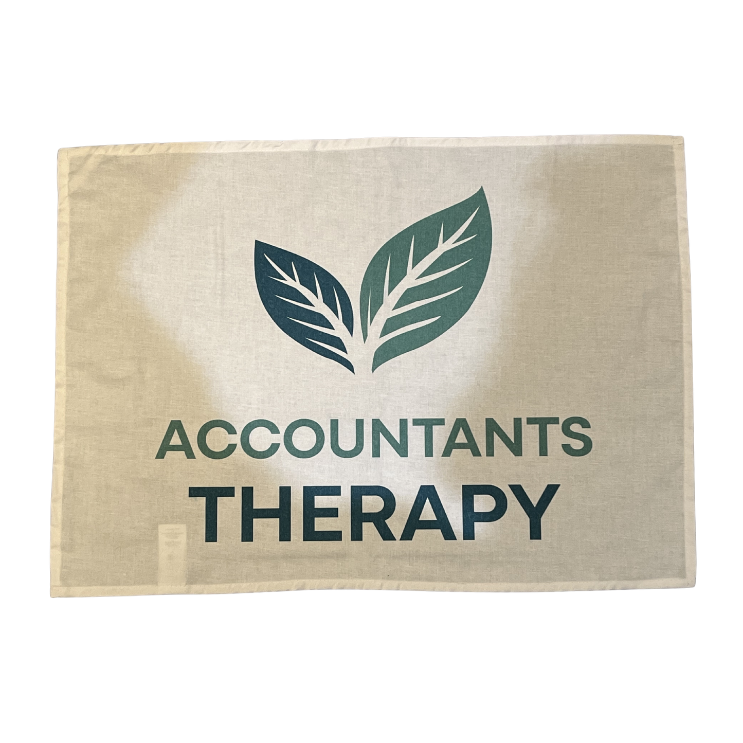 Accountants Therapy Printed Tea Towel
