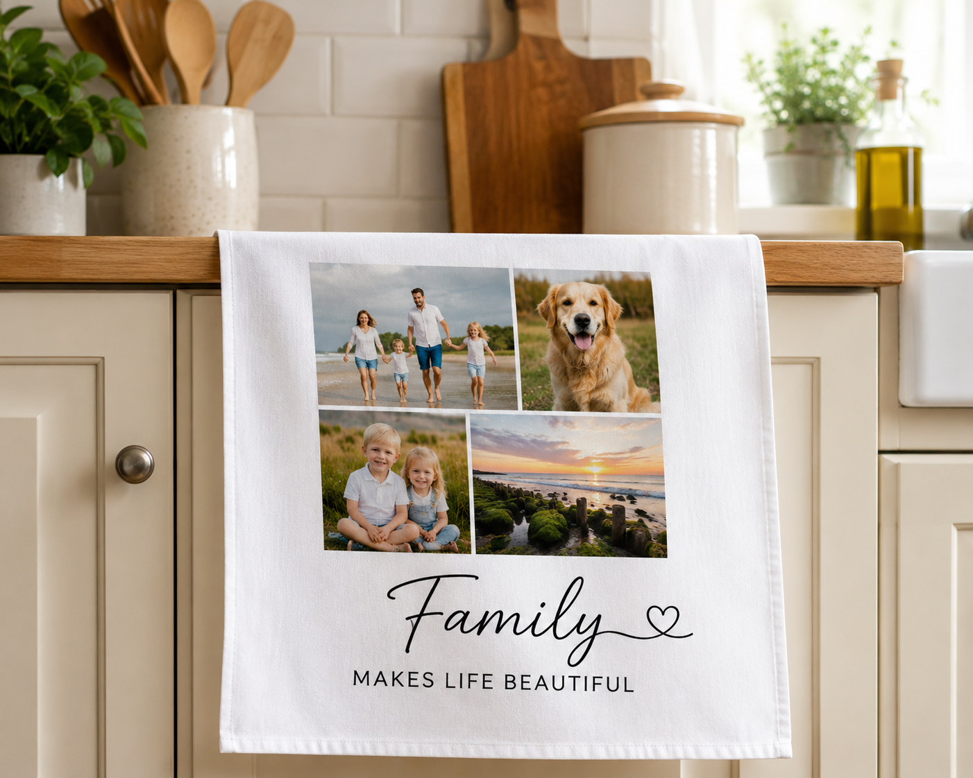 Personalised tea towels