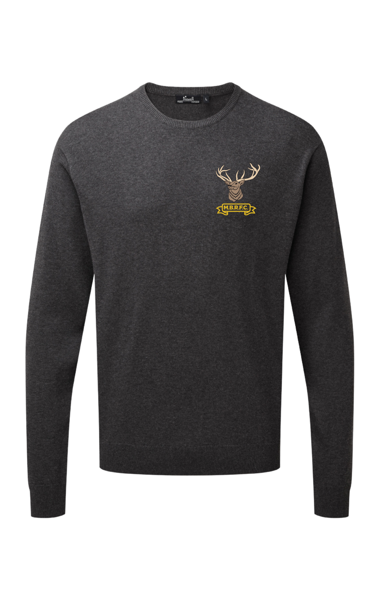 Premier Knitted Cotton Acrylic Men's Crew Neck Sweater MBRFC PR692