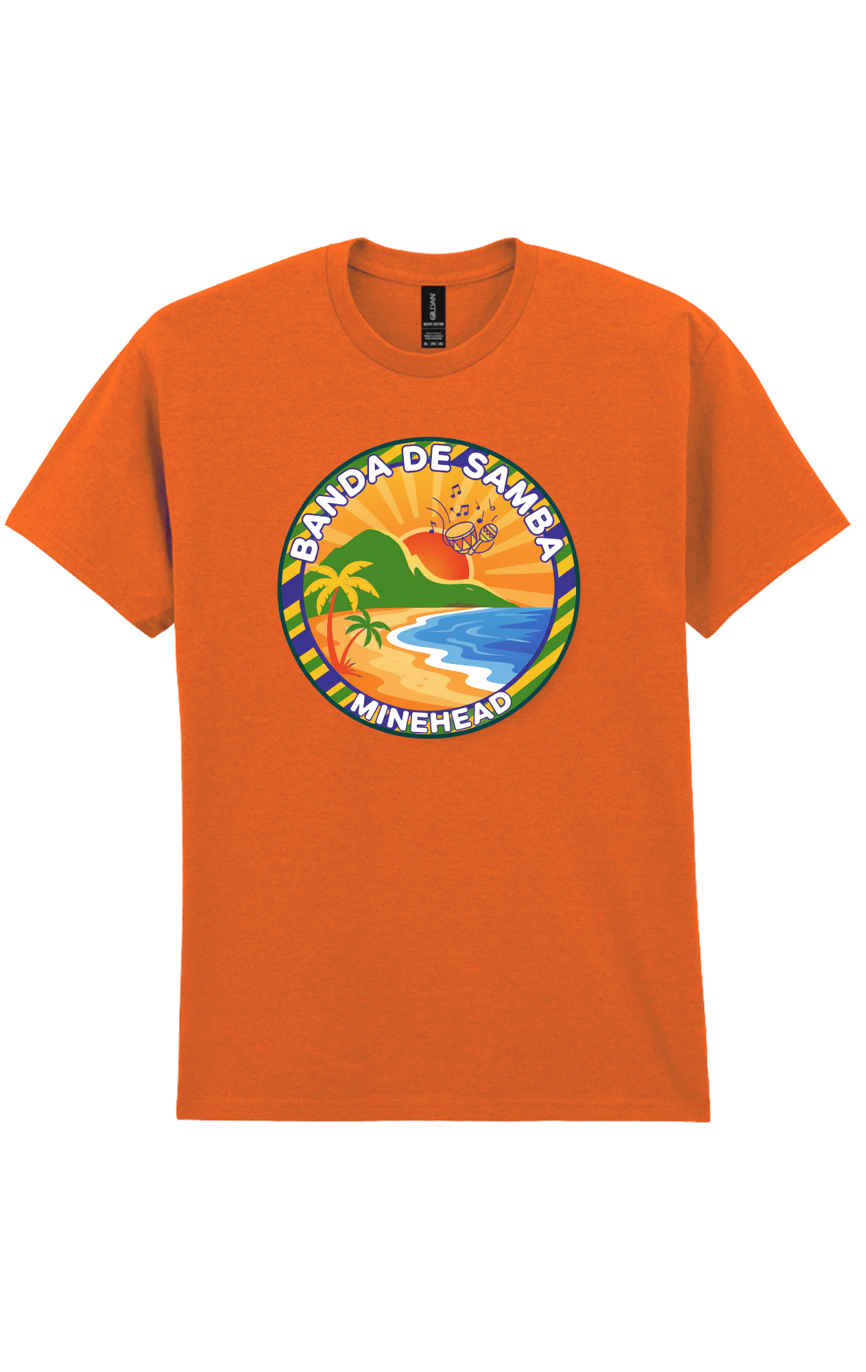 Minehead Samba short sleeve t shirt Sunset