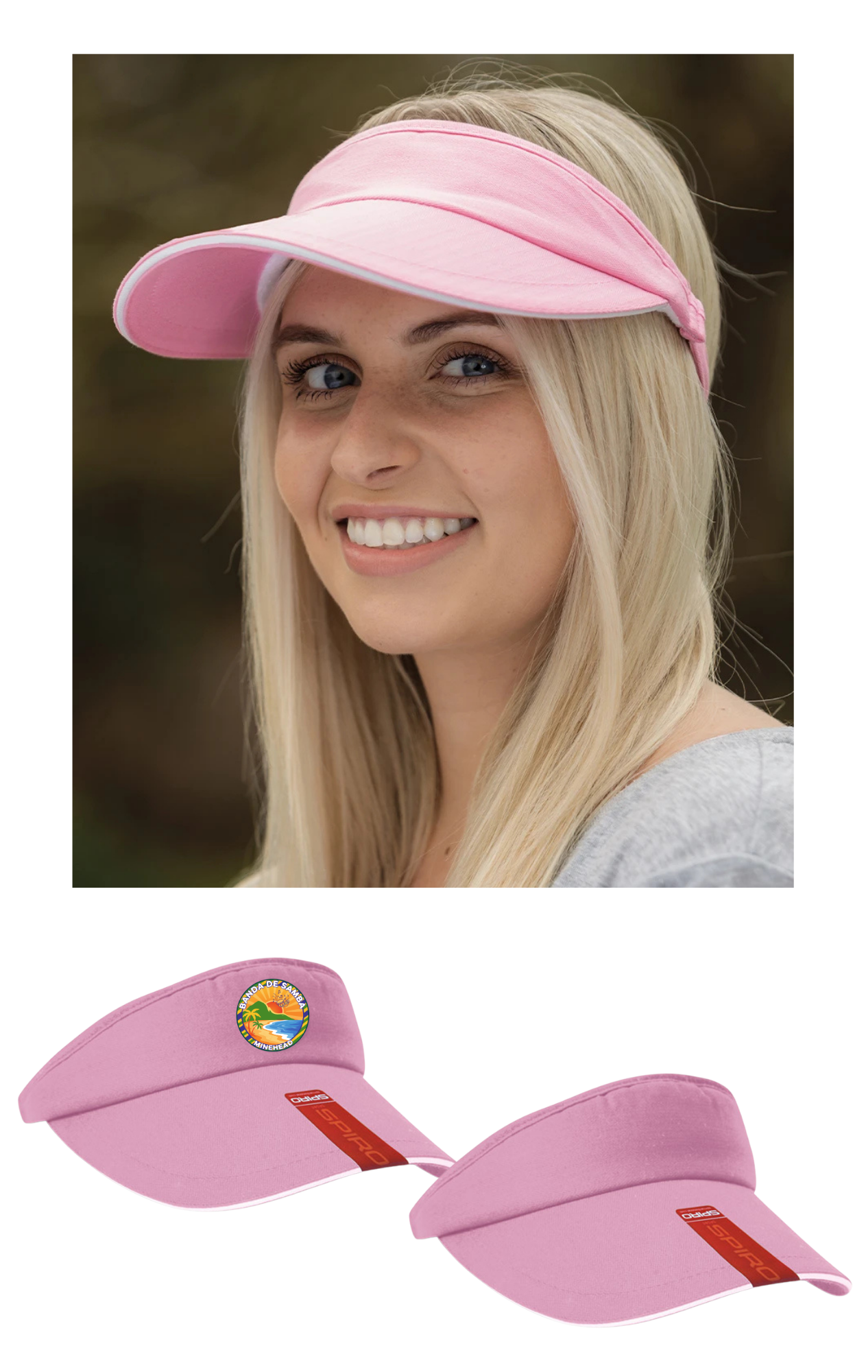 Pink Sun Visor RC048