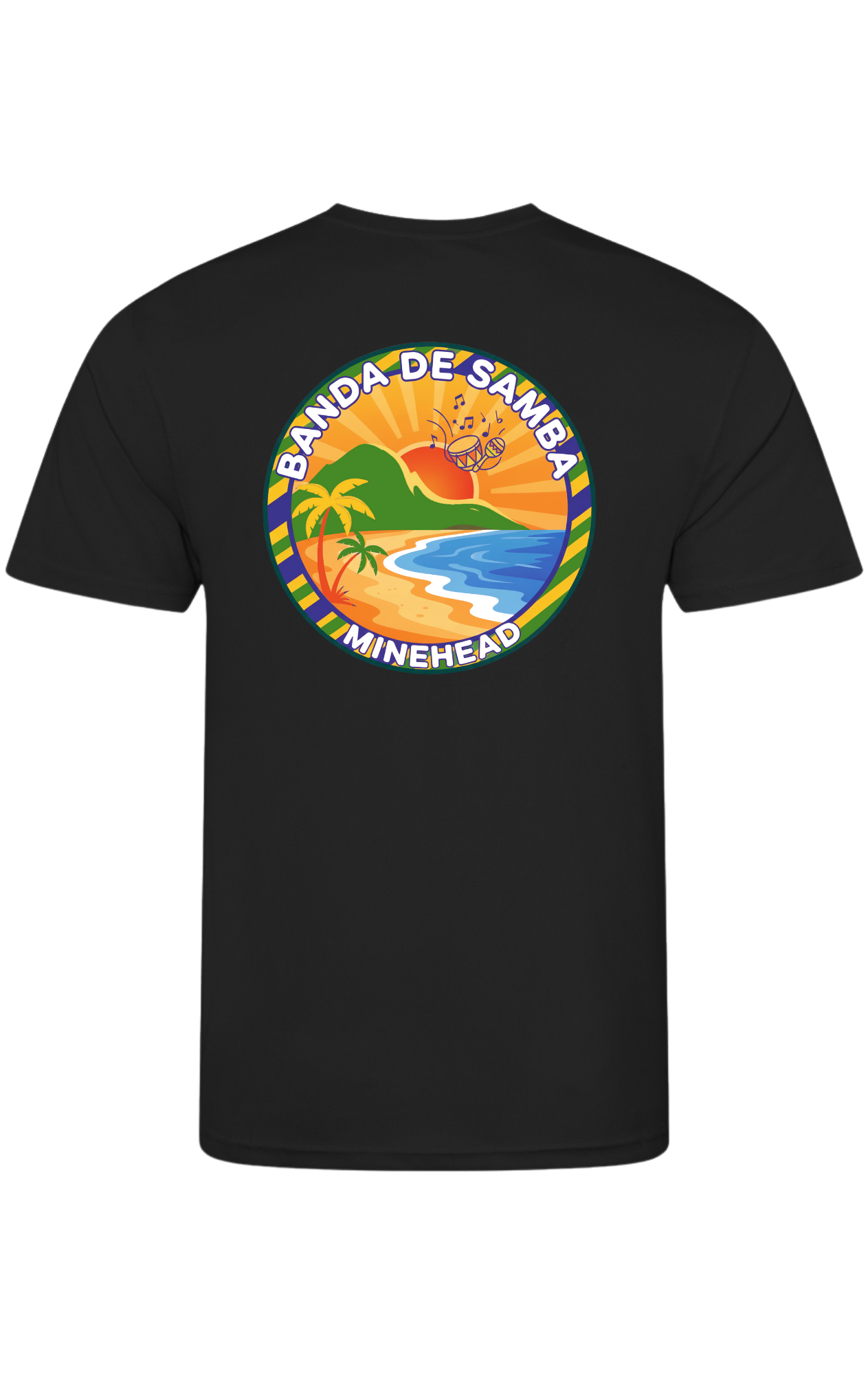Minehead Samba short sleeve t shirt small front print big back print