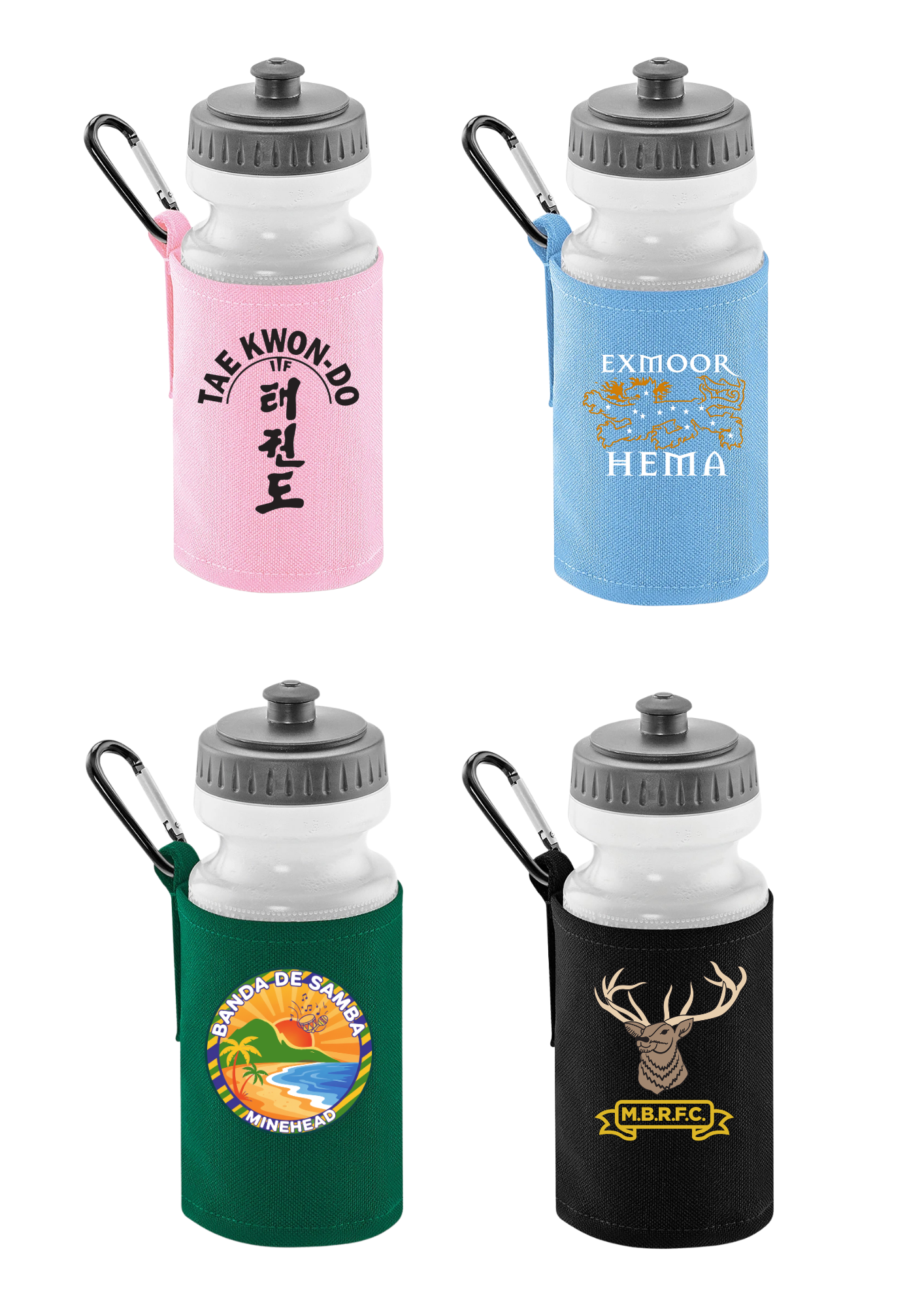 Branded Water bottles Minehead Barbarians