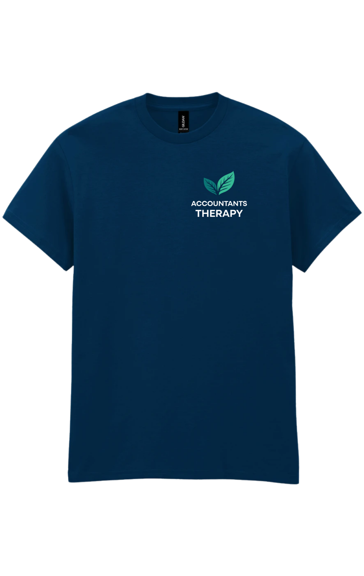 Short sleeve Accountants Therapy Navy T shirt GD05