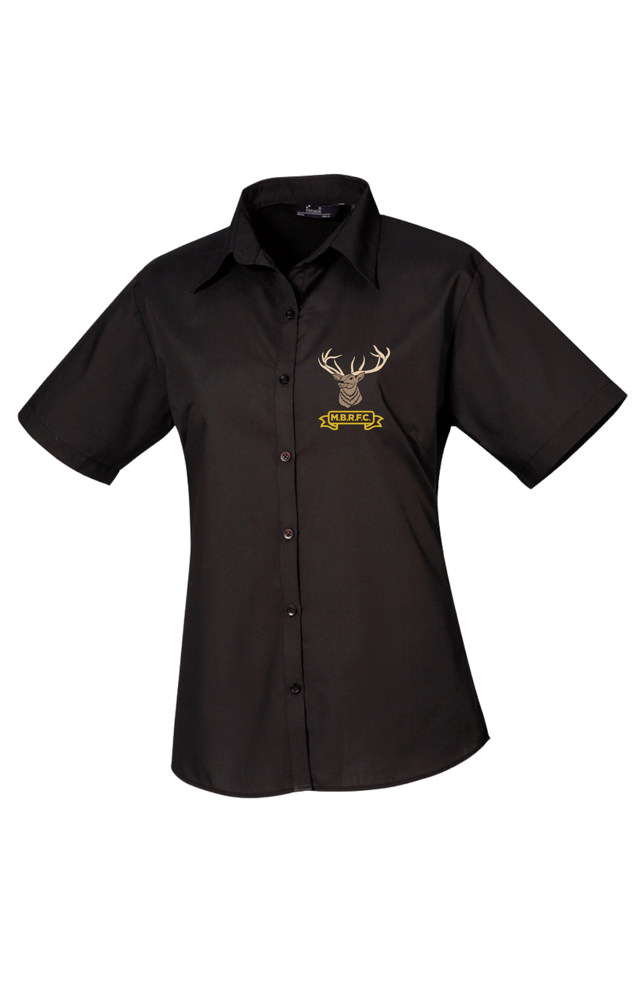 Premier Ladies Short Sleeve Poplin Blouse PR302