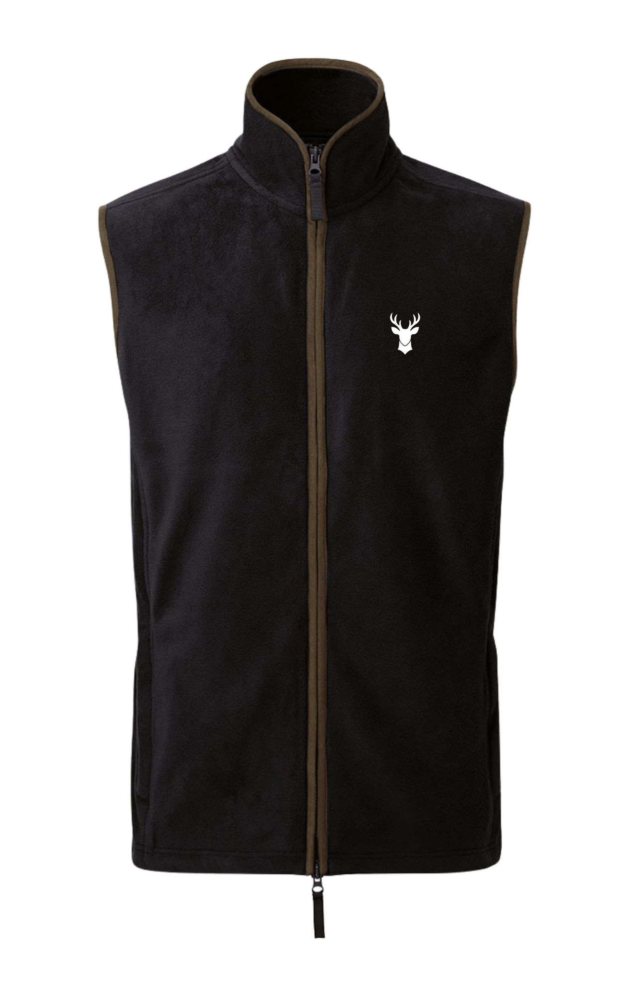 Exmoor fleece Men's Fleece gilet in black PR803