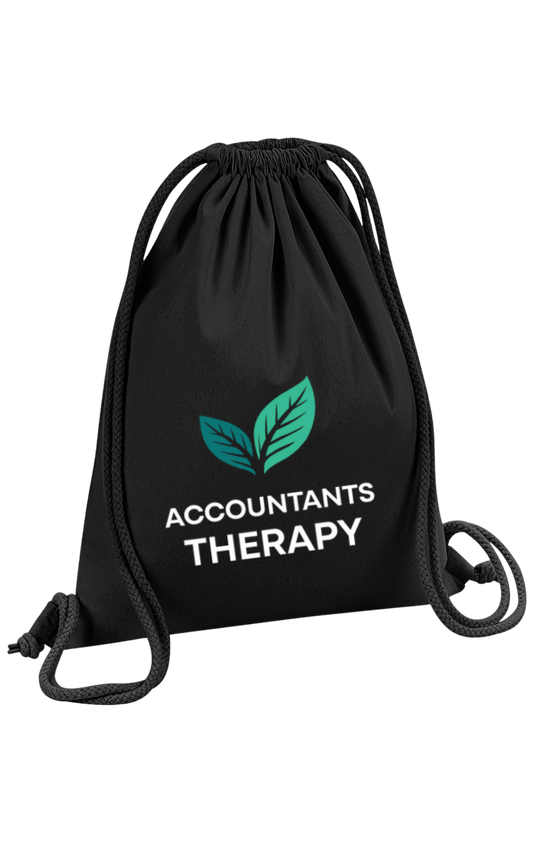 Accountants Therapy organic cotton premium Gymsac