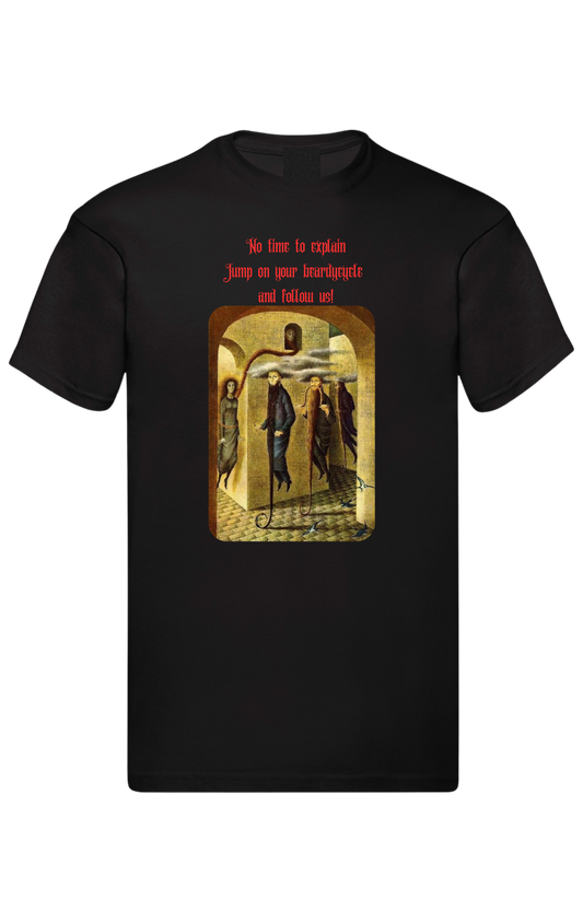 Beard cycle Short Sleeve T shirt with big front print