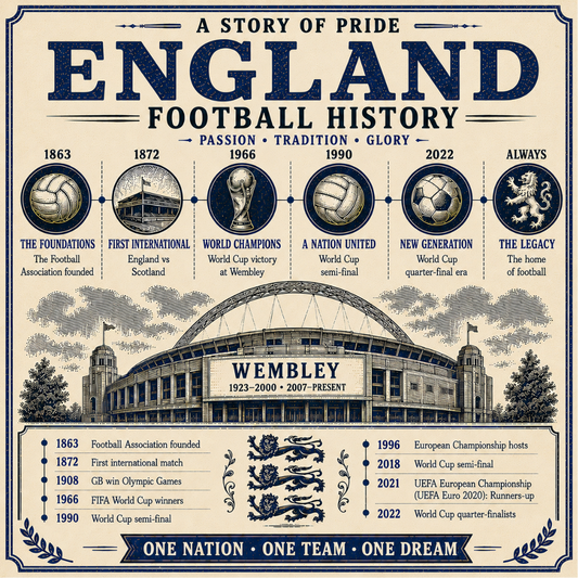 England Brief History Tea Towel