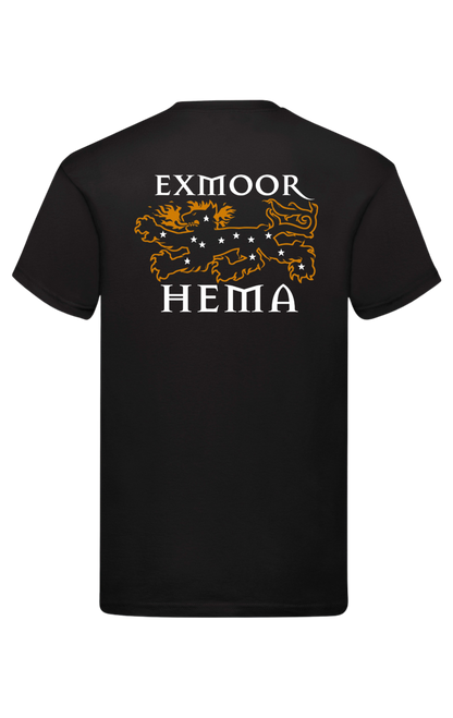 Exmoor Hema Short Sleeve T shirt big back print and small front print