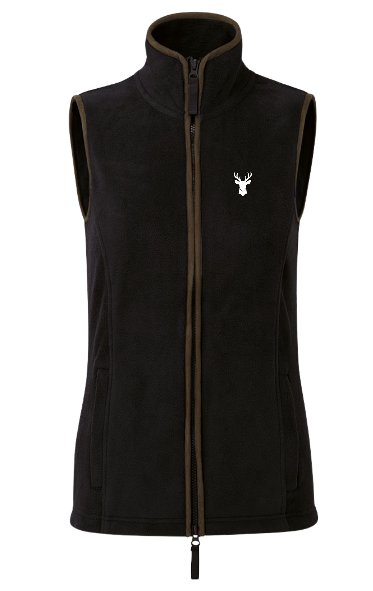 Exmoor Fleece Ladies black Artisan fleece Gilet  PR804