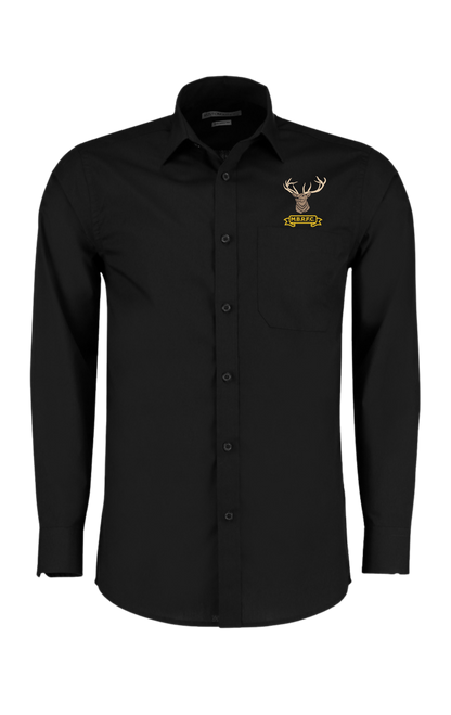 Kustom Kit Long Sleeve Tailored Poplin Shirt MBRFC K142