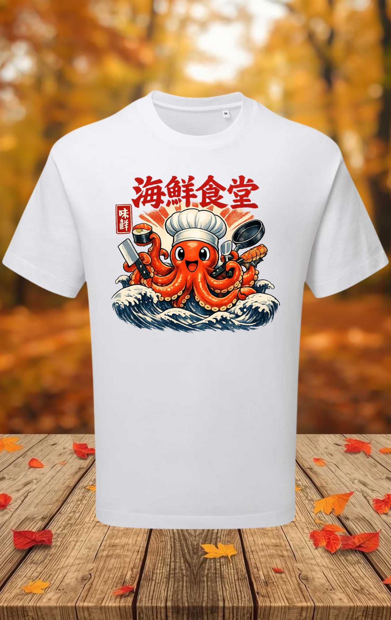 Octechef Tee front or back print