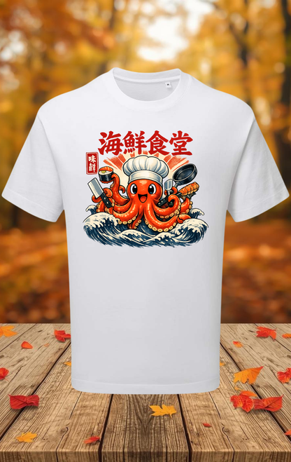 Octechef Tee front or back print