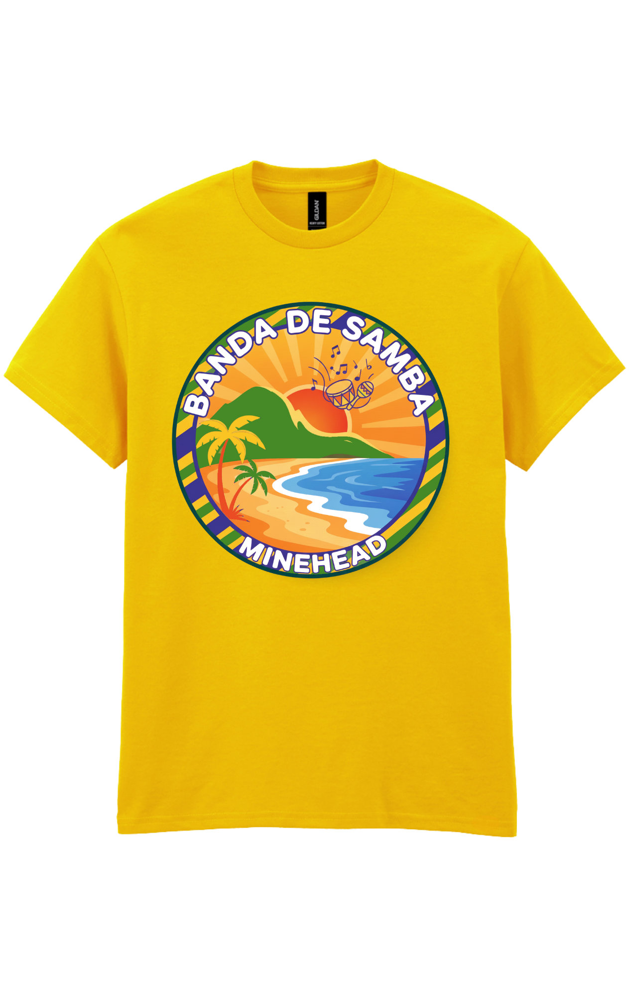 Minehead Samba short sleeve t shirt Daisy yellow