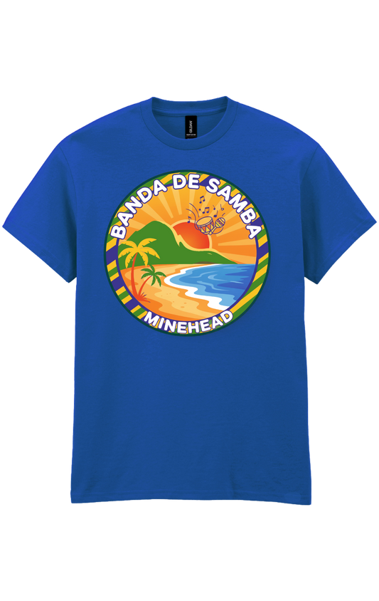 Minehead Samba short sleeve t shirt Royal Blue
