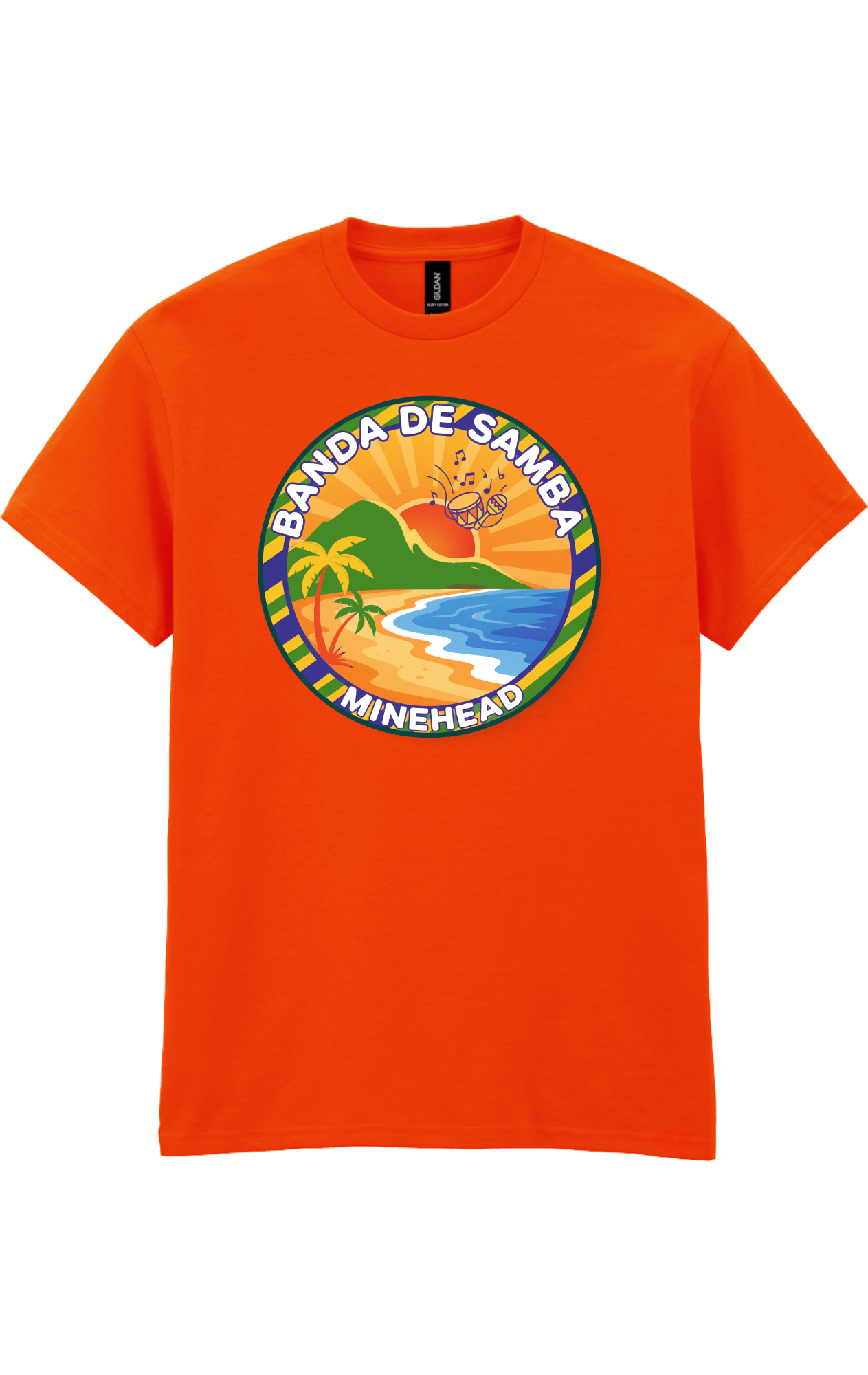 Minehead Samba short sleeve t shirt Orange