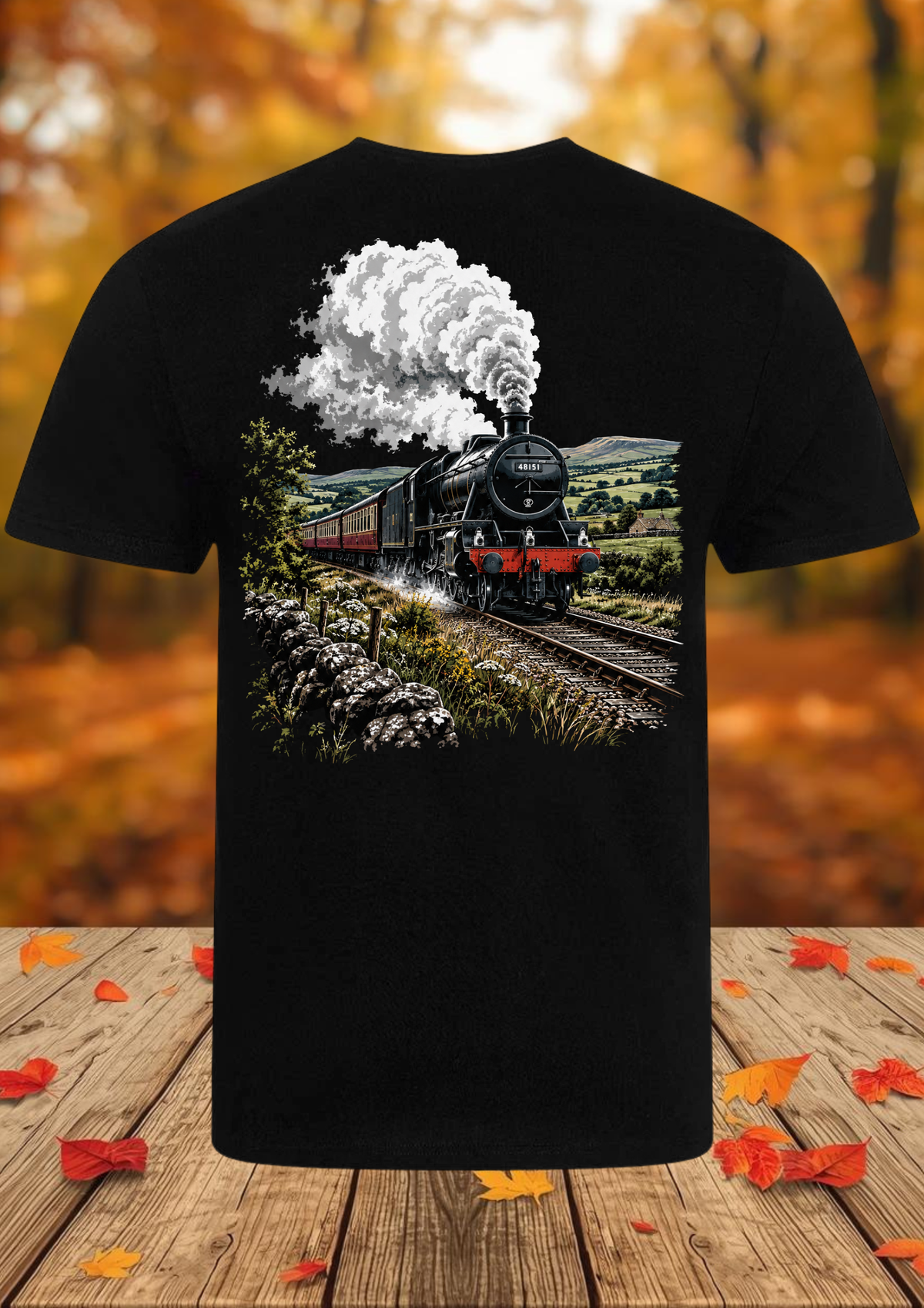 Steam train t shirt