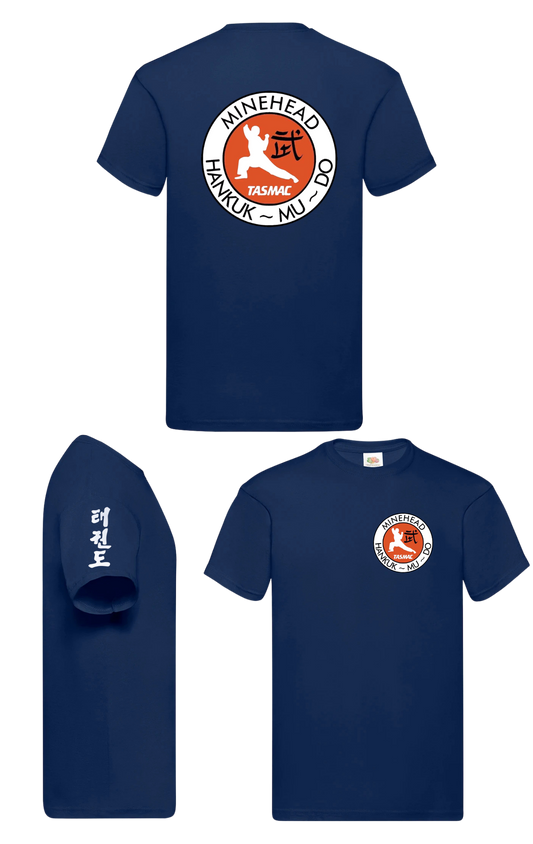 Adult Minehead Tae Kwon-DO Short Sleeve  T shirt big back print and small front print ss12
