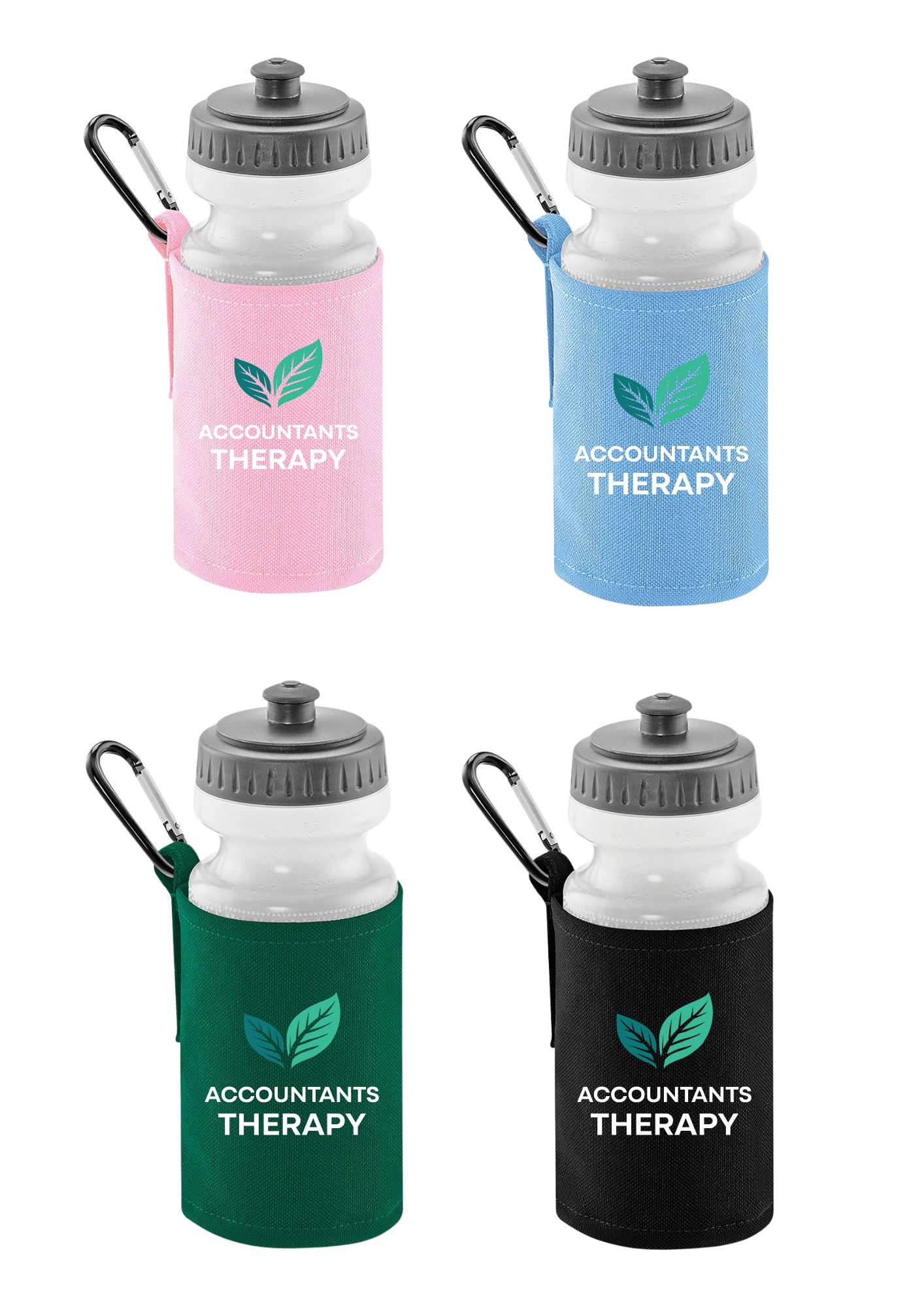 Branded Water bottles Accountants Therapy