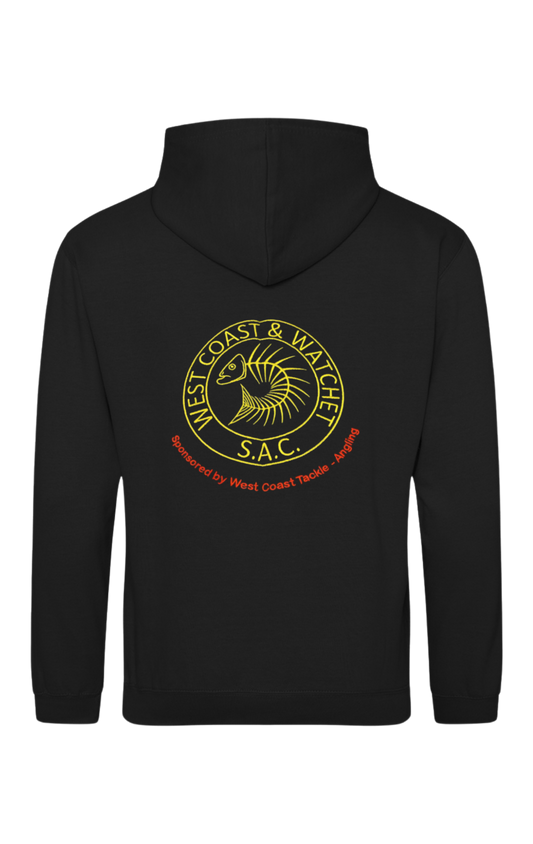 West Coast & Watchet Hoodie, back and sleeve